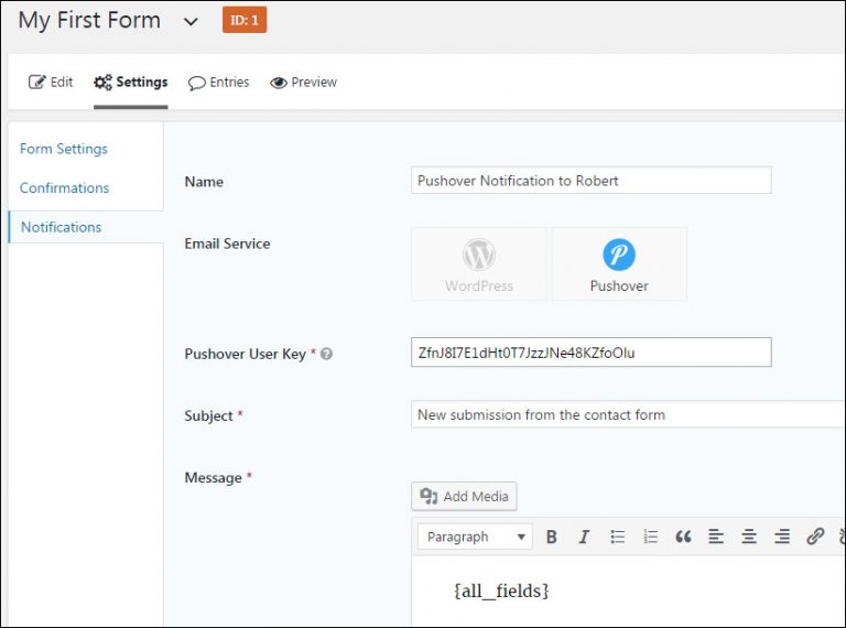 Gravity Pushover | Gravity Forms PGP Encryption plugin by wp2pgpmail